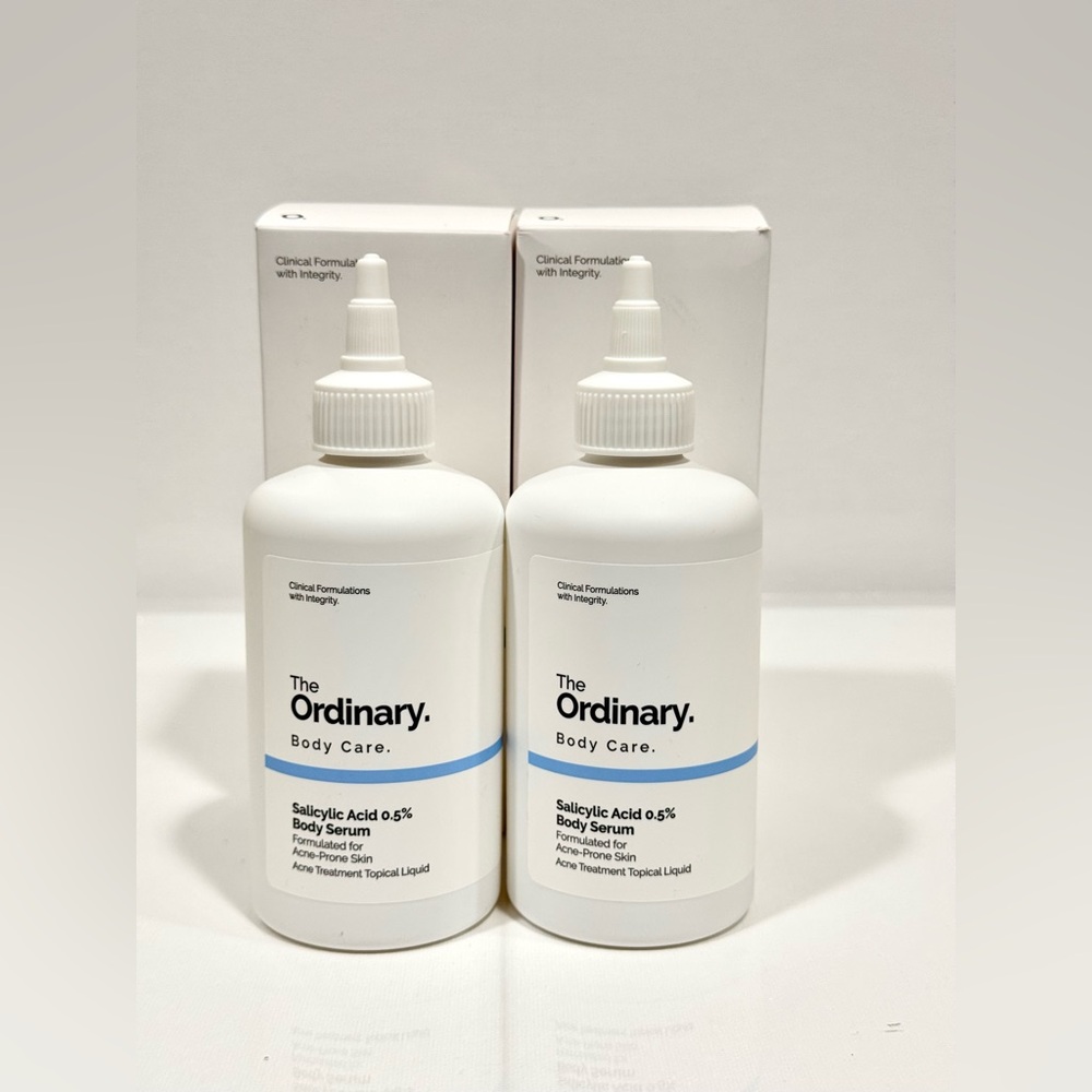 Lot of 2 The Ordinary Salicylic Acid 0.5% Body Serum 8.1oz/240ml Each NIB
